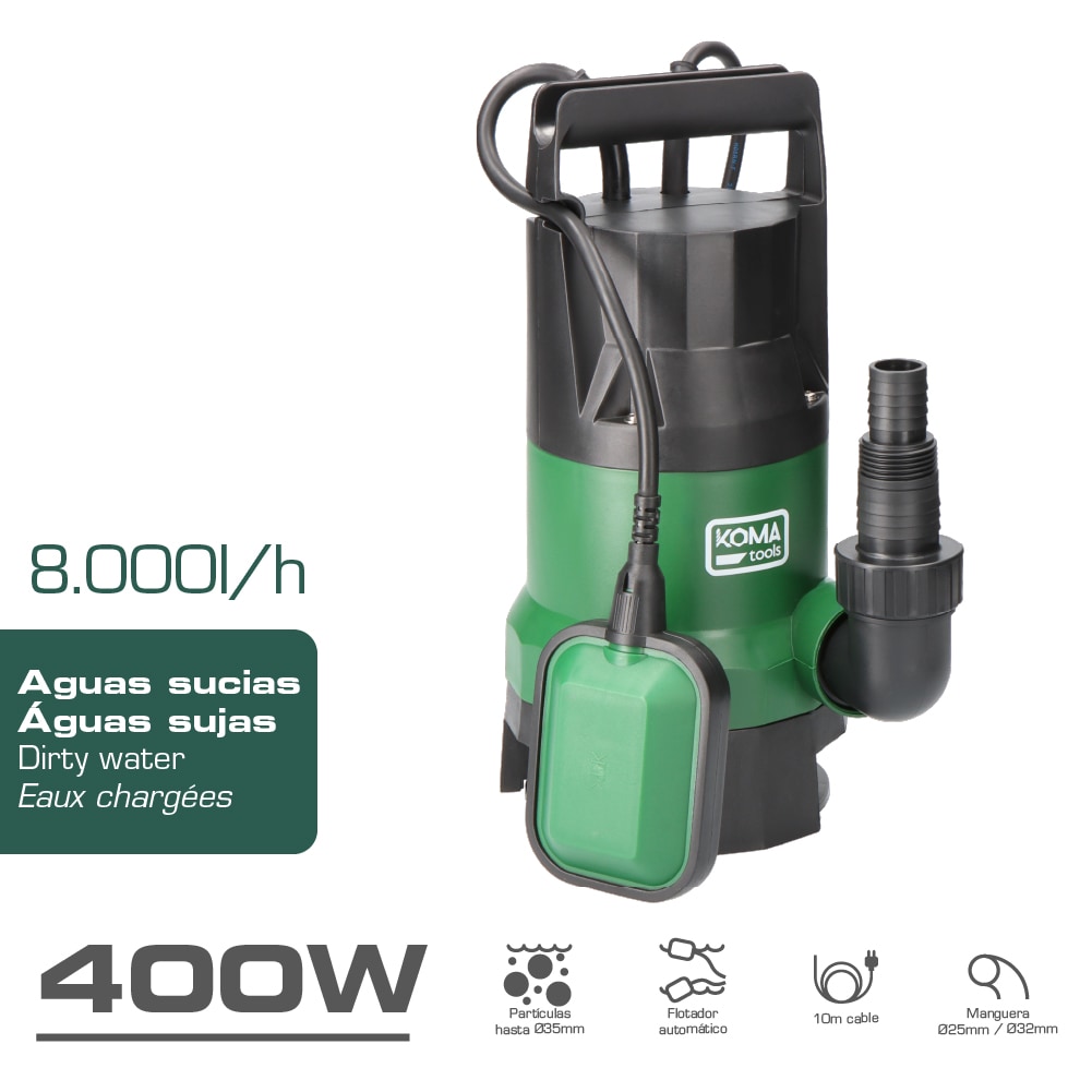 Bomba de Drenagem para Água Suja BAS-400 - Image 3