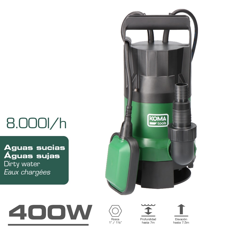 Bomba de Drenagem para Água Suja BAS-400