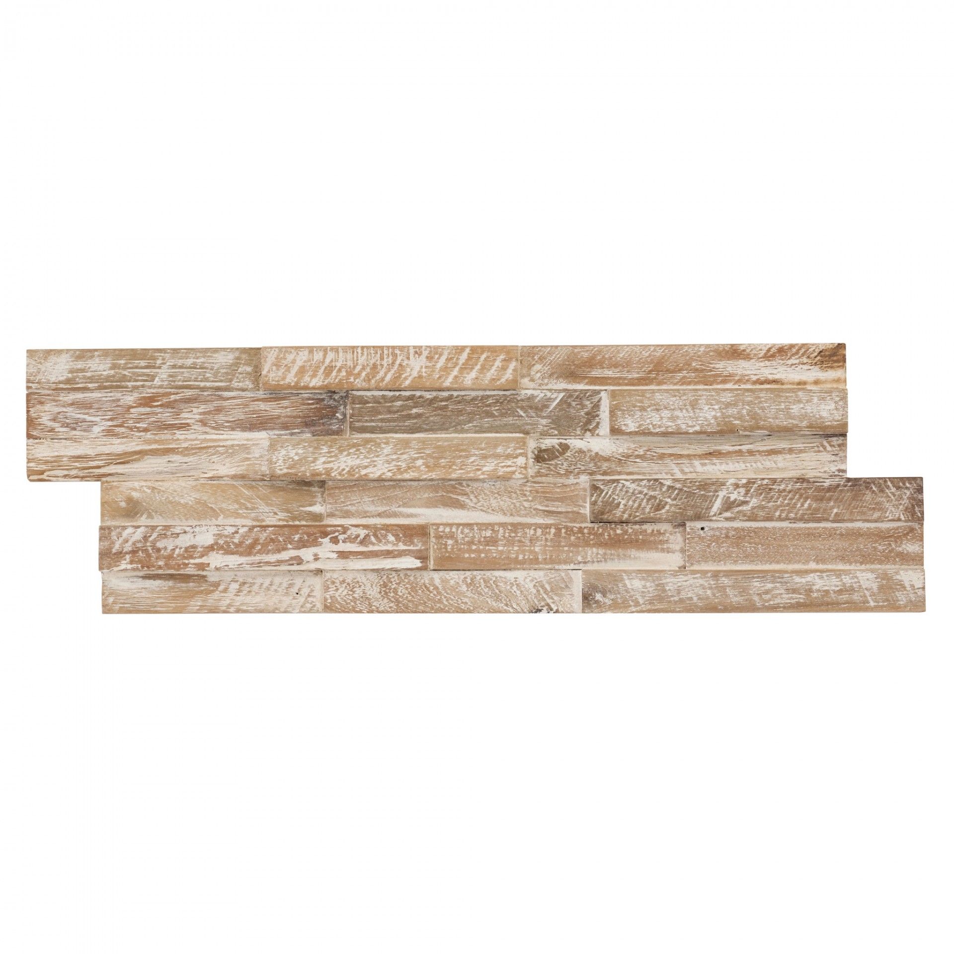 Painel decorativo Teca Retângulos 29 - 55x18cm