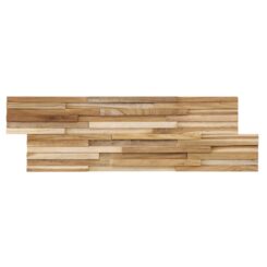 Painel decorativo Teca Retângulos 06 - 55x18cm