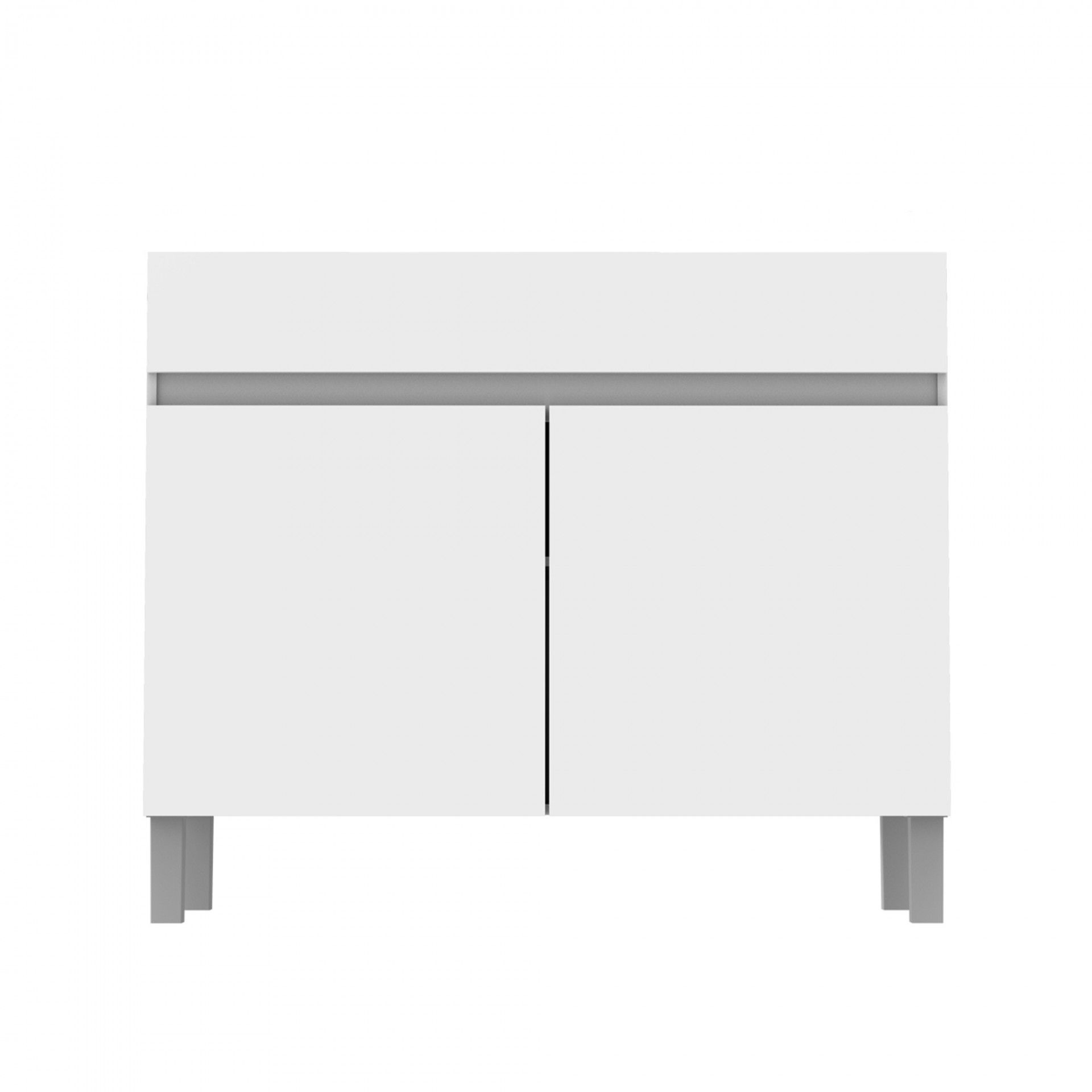 Móvel para casa de banho Basic 2 portas - movel + lavatório