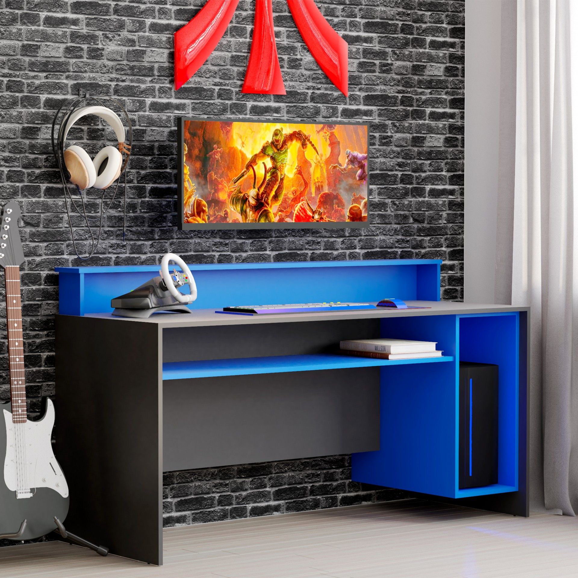 Secretária Gammer Premium com USB - Image 6