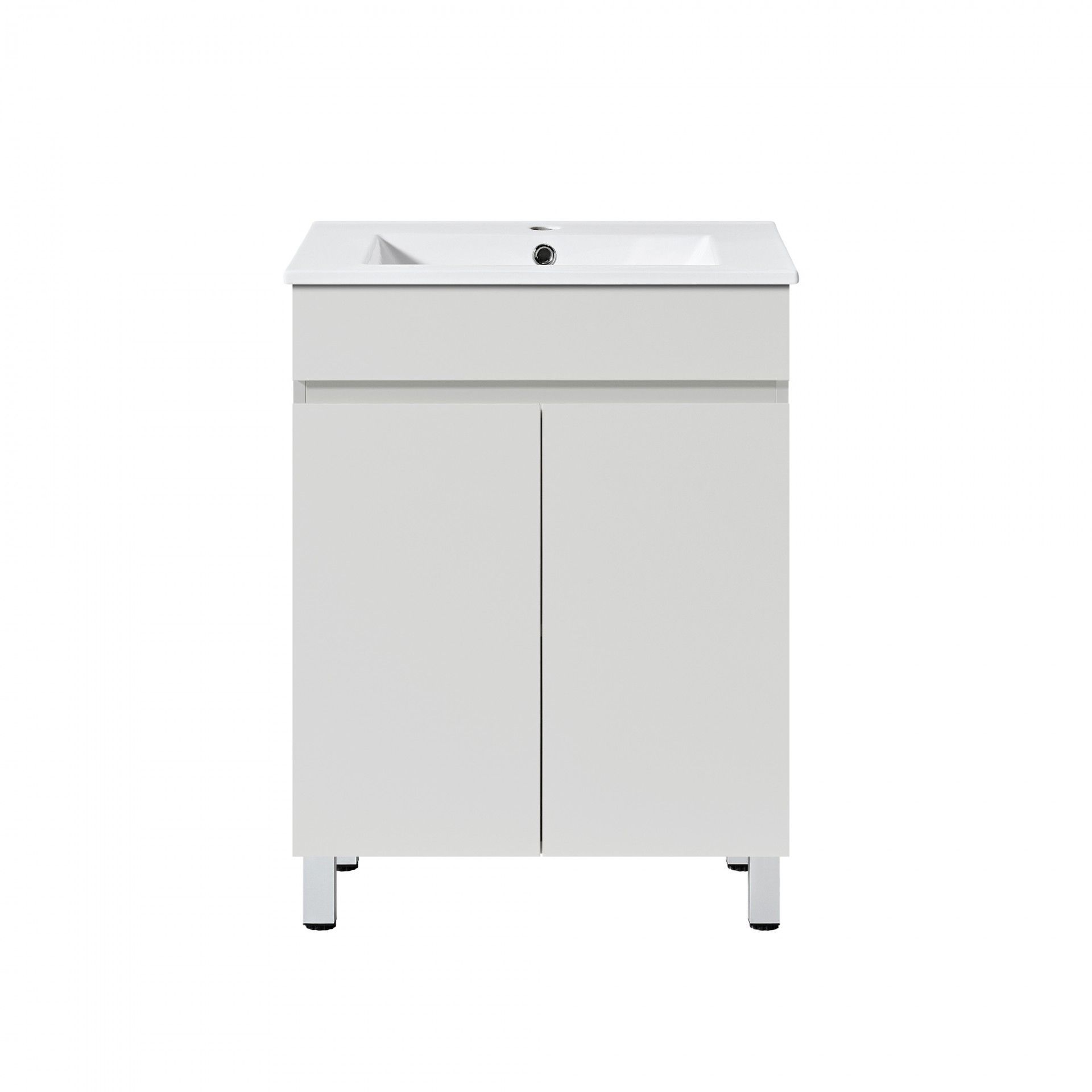 Móvel para casa de banho Key basic 2 portas 60cm - movel + lavatório - Image 4