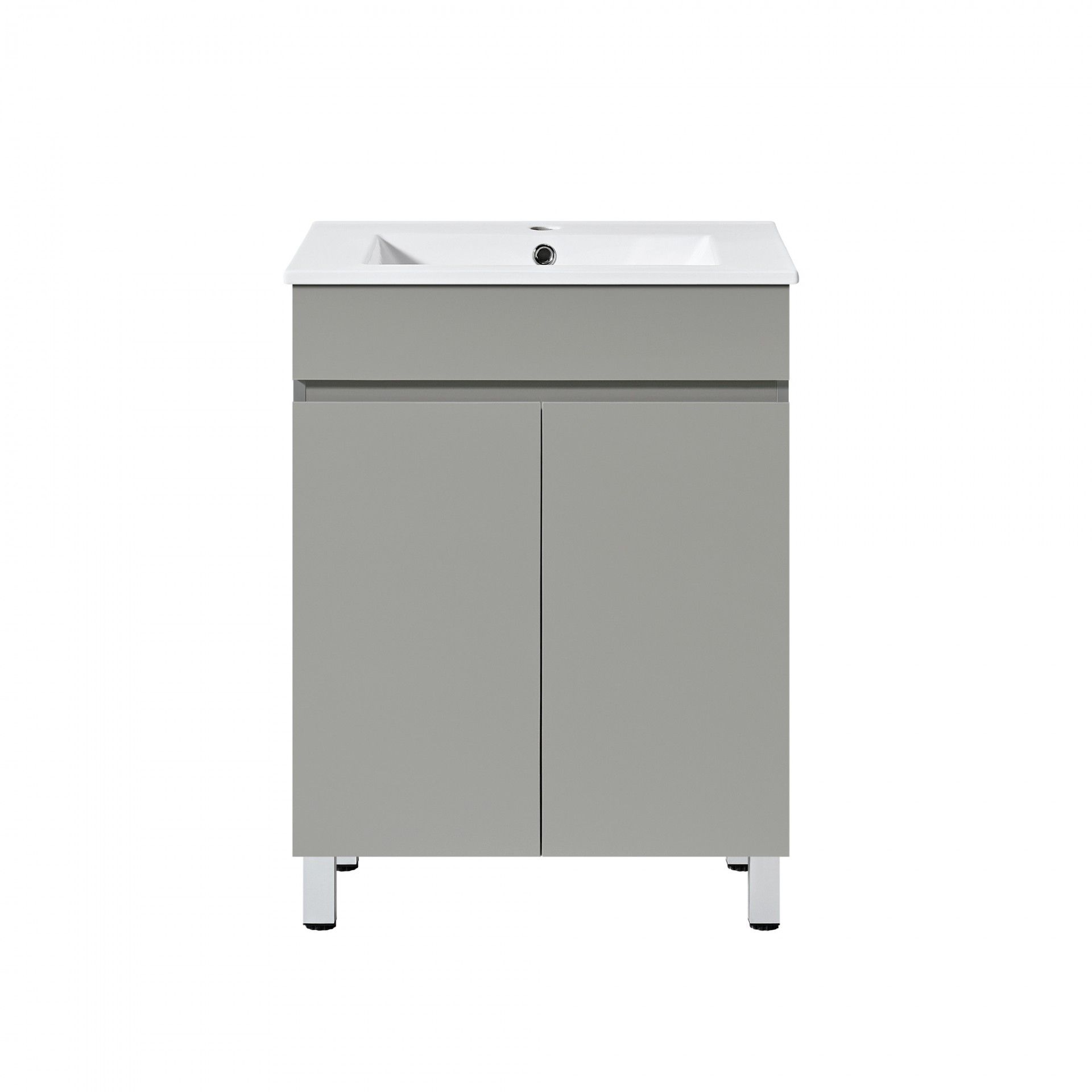 Móvel para casa de banho Key basic 2 portas 60cm - movel + lavatório