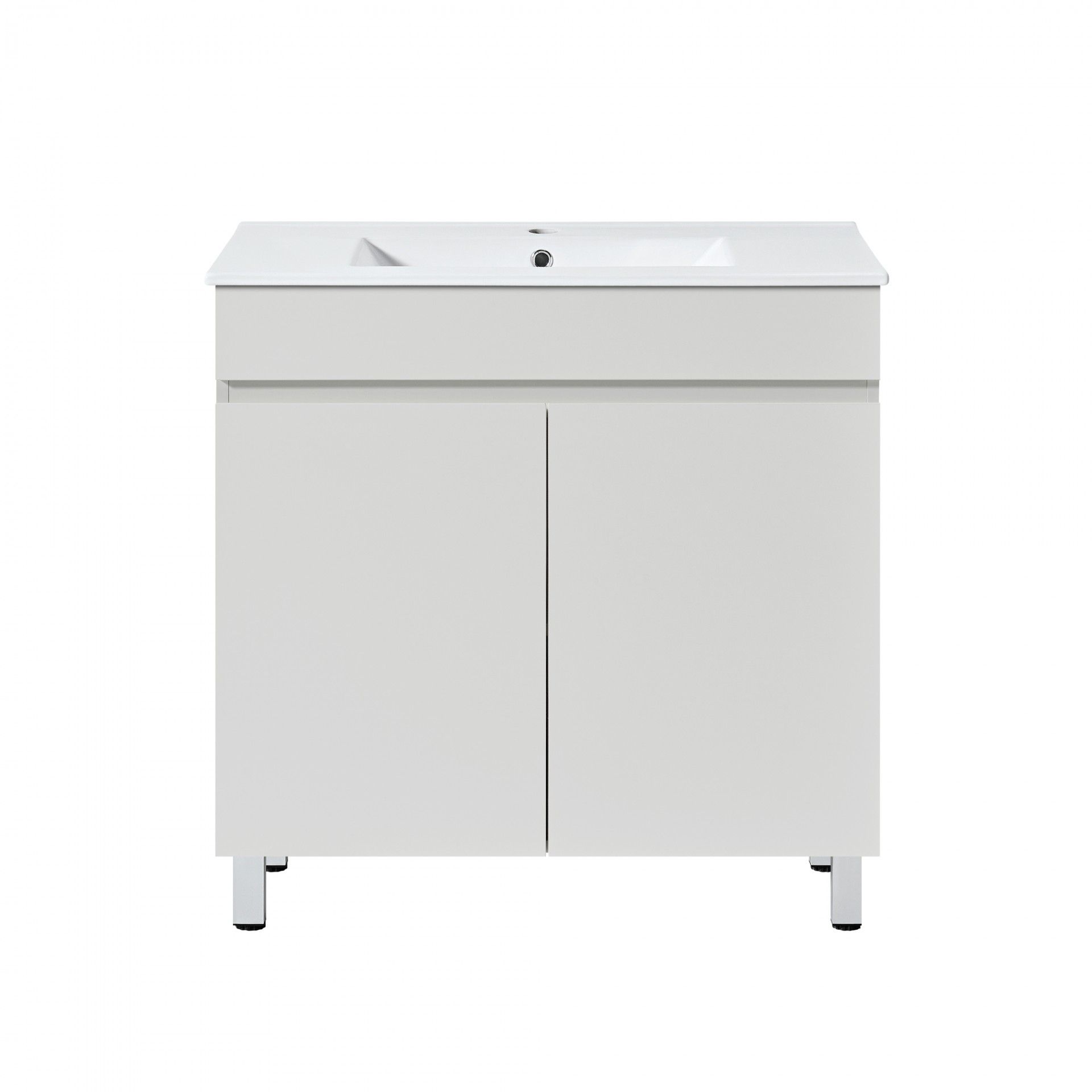 Móvel para casa de banho Key basic 2 portas 80cm - movel + lavatório - Image 4
