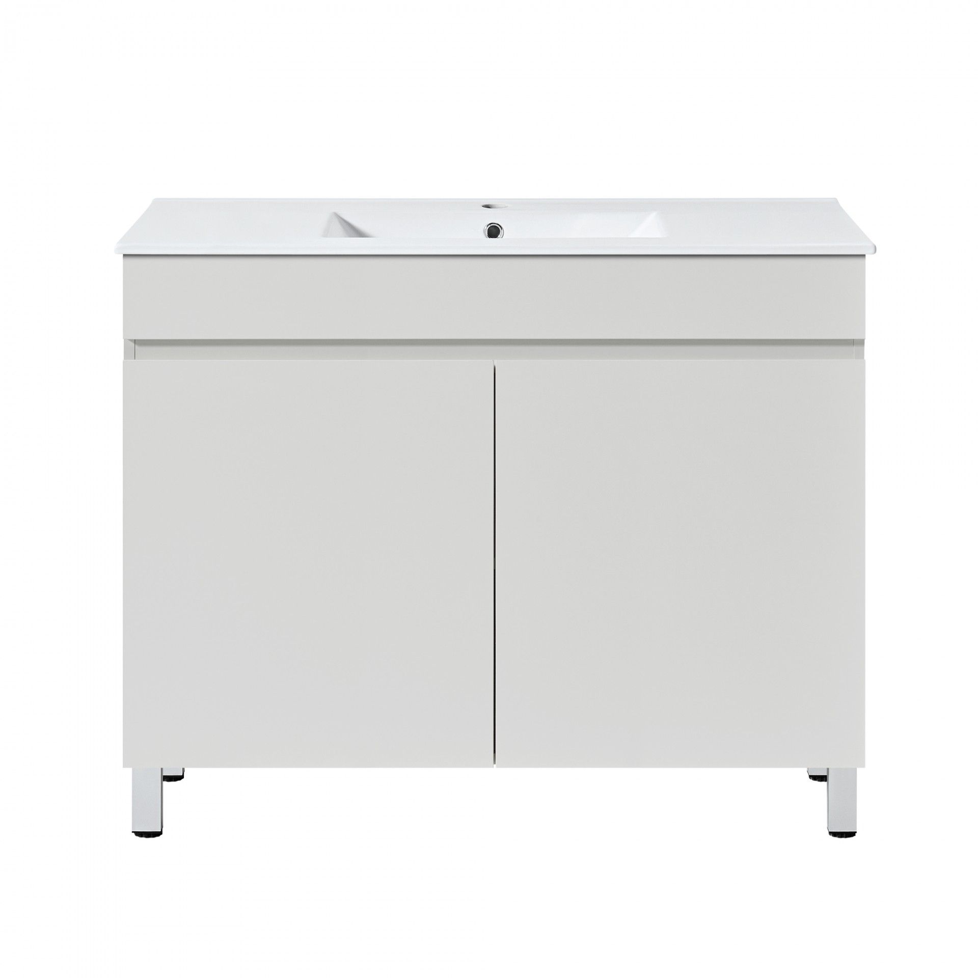 Móvel para casa de banho Key basic 2 portas 100cm - movel + lavatório