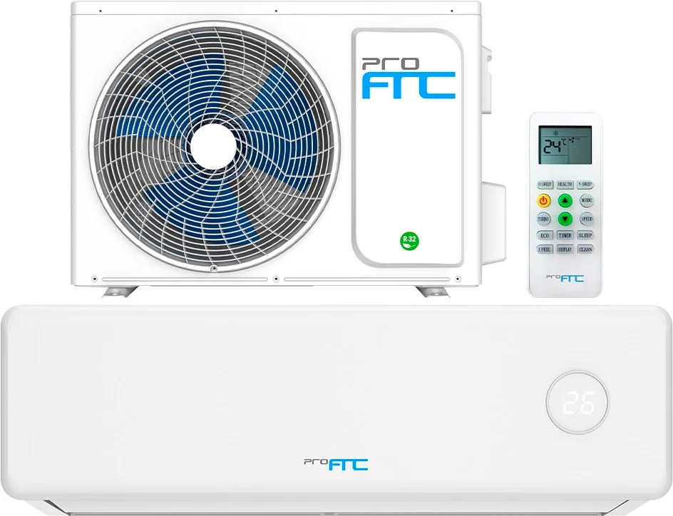 Ar Condicionado 18000 BTU Inverter A++ R32 (Interior/Exterior) - ProFTC
