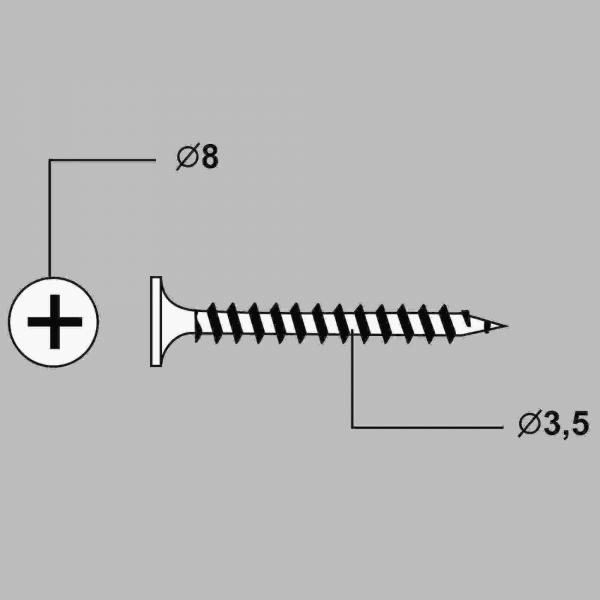 Parafuso autoroscante TTPC 25 Fosfatado 3,5X25 (1000) - Image 2
