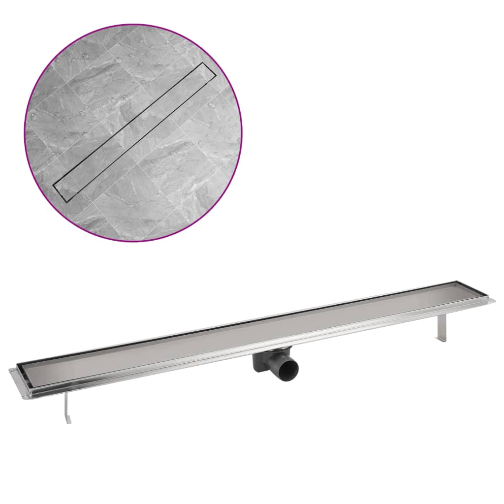Canal de duche italiano 65cm tampa reb inox - Tela Imp. 1m² - Image 2