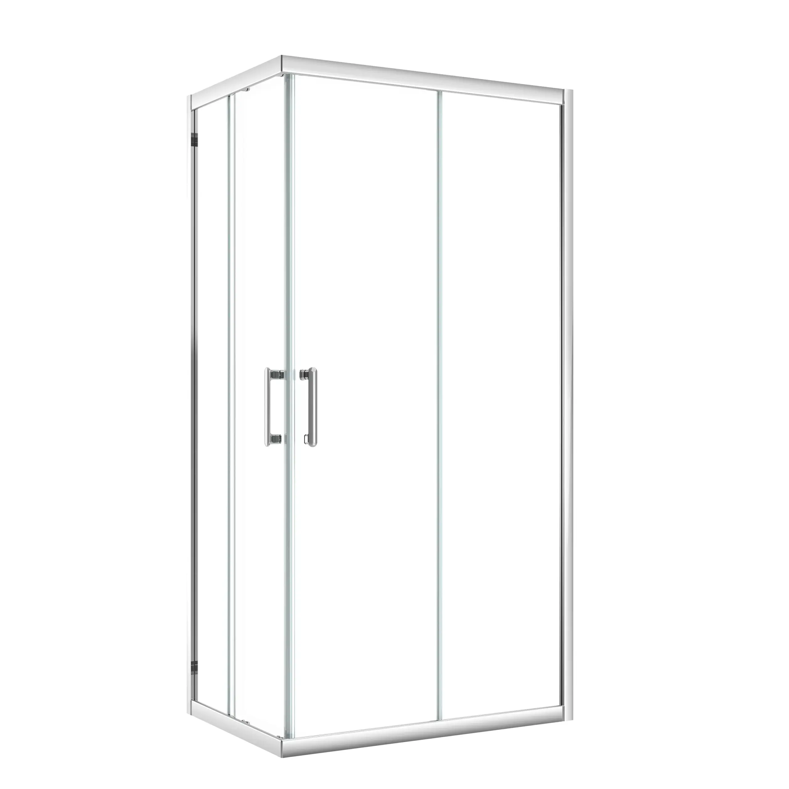Resguardo de duche angular 2PF + 2 PC, 1200x800x1950x6mm - SGL 3002HK