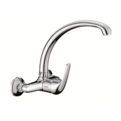 Monocomando de cozinha curvas parede bica alta N1118