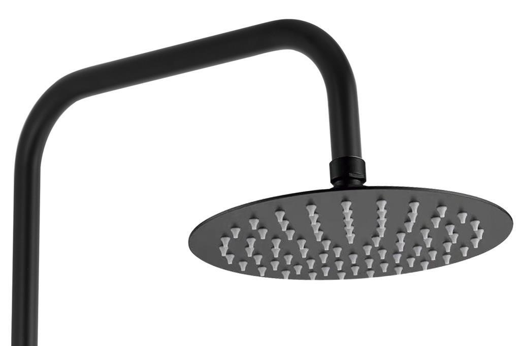Coluna de duche com monocomando, acabamento preto mate - Image 3
