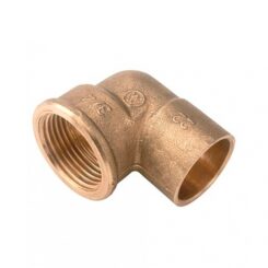 Cotovelo feminino 90 1/2" x 12 mm latão
