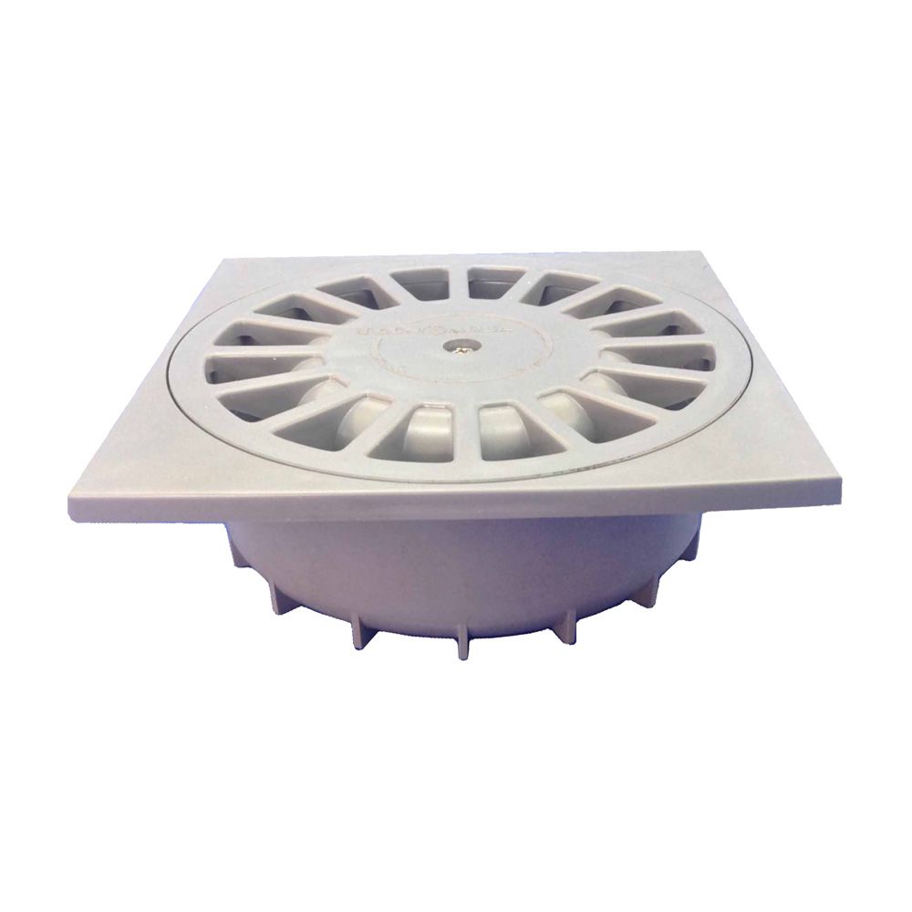 Sifão vertical PVC T-88, 250 x 250 x 70 mm / Ø110 - 90 mm