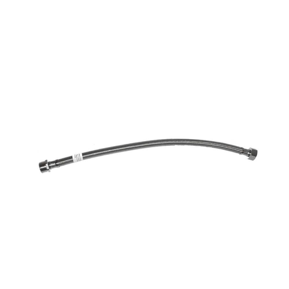 Tubo de água flexível para conexão inoxidavel f-f 1/2-1/2 - 25cm