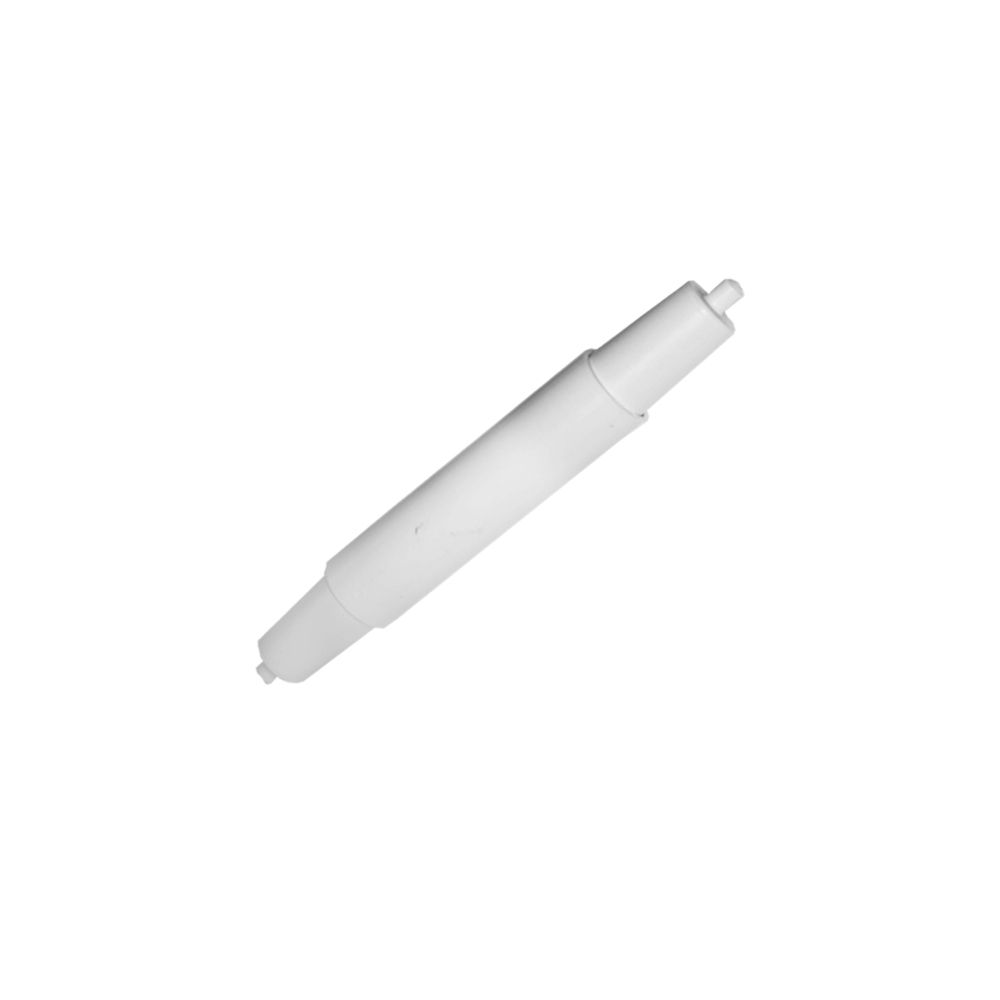 Mola de plástico para porta rolos para WC branco 16cm