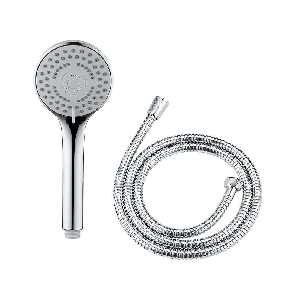 Conjunto de duche básico, cabeça de 5 funções + mangueira de 150 cm