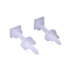 EDM Conjunto de parafusos para tampa de vaso sanitário 9 cm