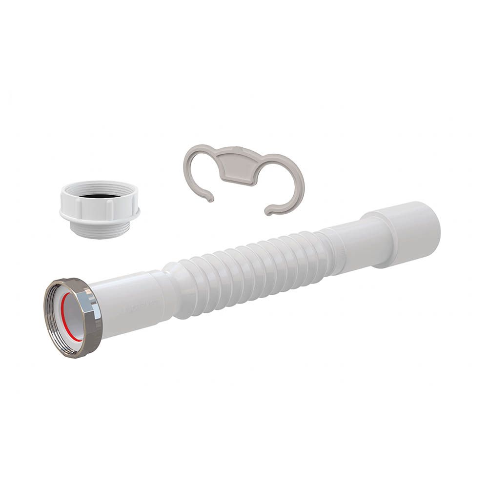 Tubo de ligação flexível extensível + adaptador 1/4 a 1/2