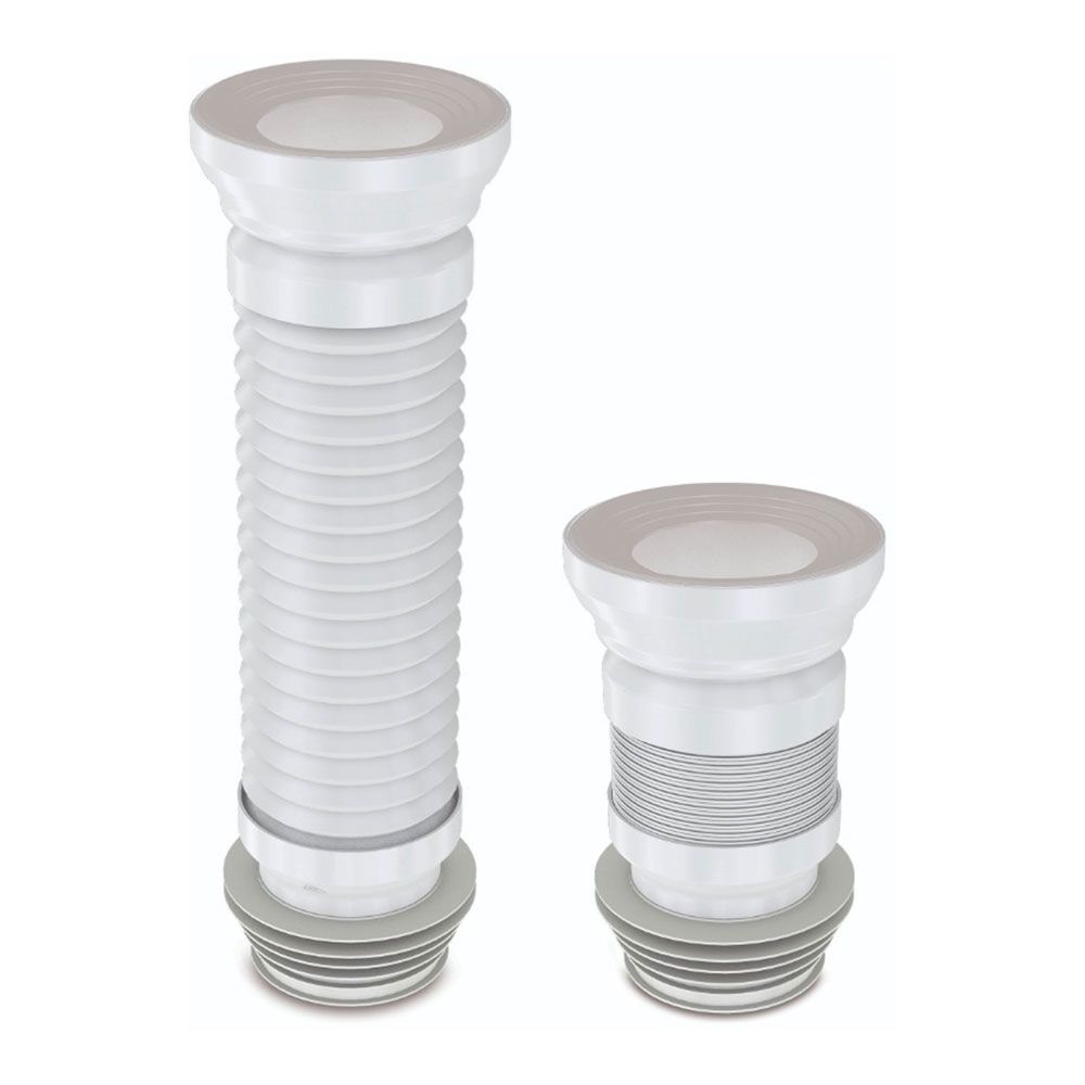 Manga extensível para vaso sanitário de 260 a 550 mm