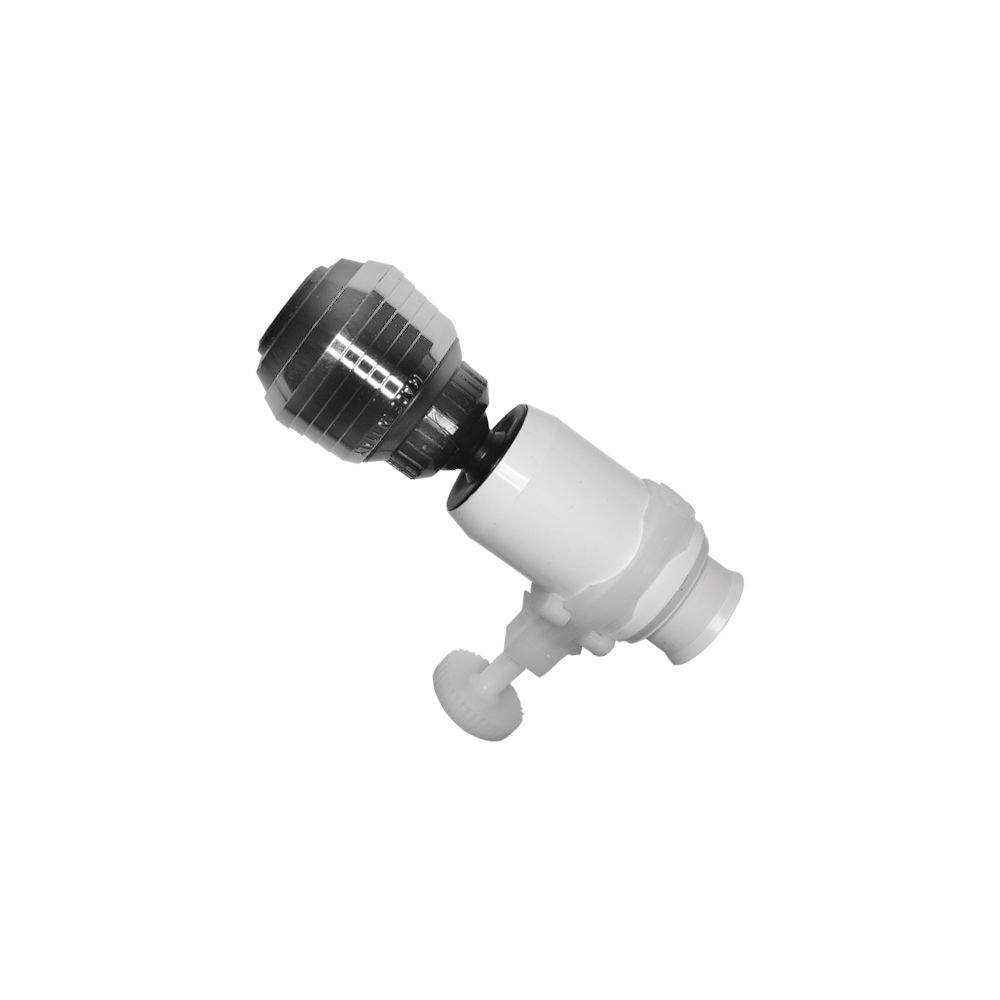 Emulsor de duche oriental para torneiras sem rosca 8cm com abraçadeira (embalado)