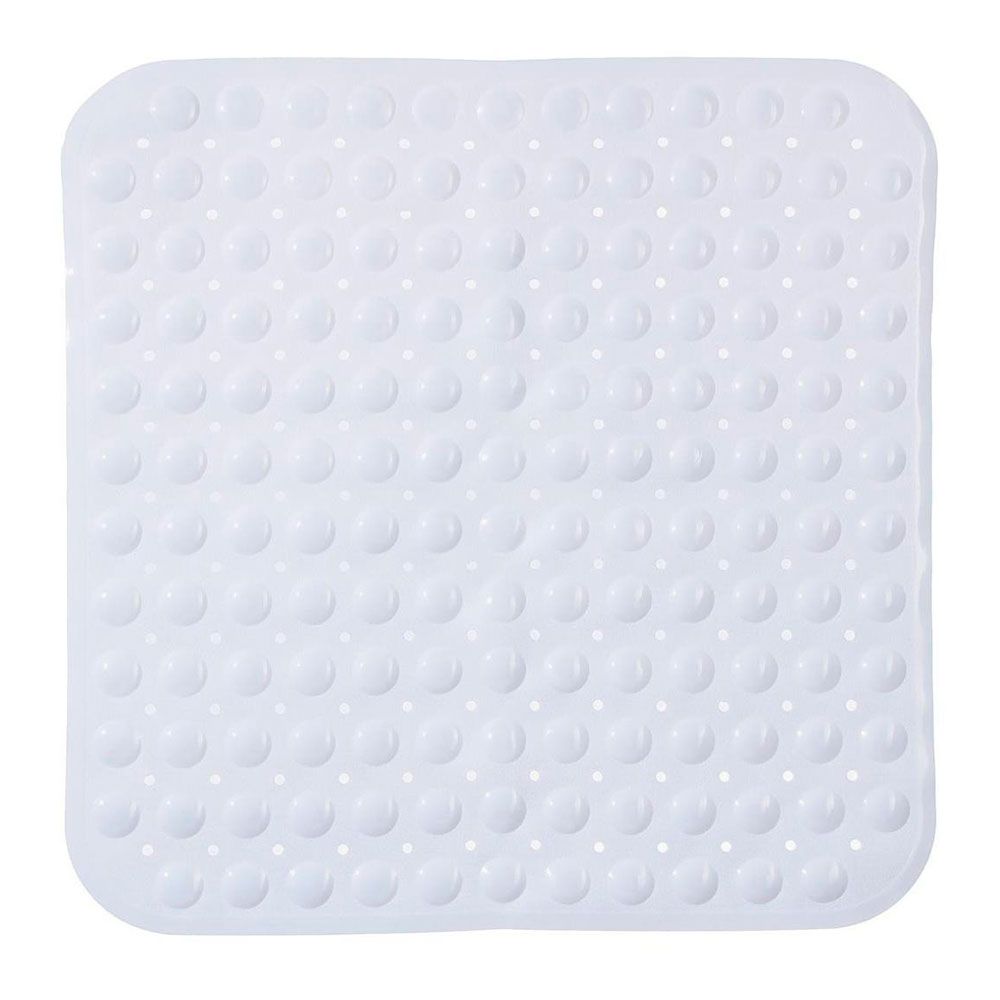 Tapete duche quadrado branco 55x55cm
