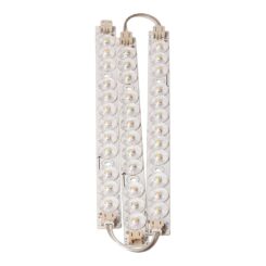 Jogo de três tiras LED sobresselente de apliques redondos e quadrados 12 W 3CCT 32574, 32577
