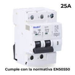 IGA 2P 25A C 10KA proteção de sobretensão permanente cumpre normativa EN-50550 e transitório 5-15KA 275V