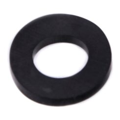 Junta plana de epdm com ½ PO de largura, 10 x 18,5 x 2 mm, pacote com 100 un