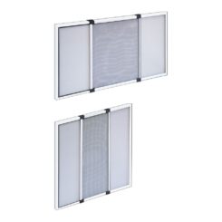 Mosquiteiro com armação extensível, branco, 90-172 x 70 cm