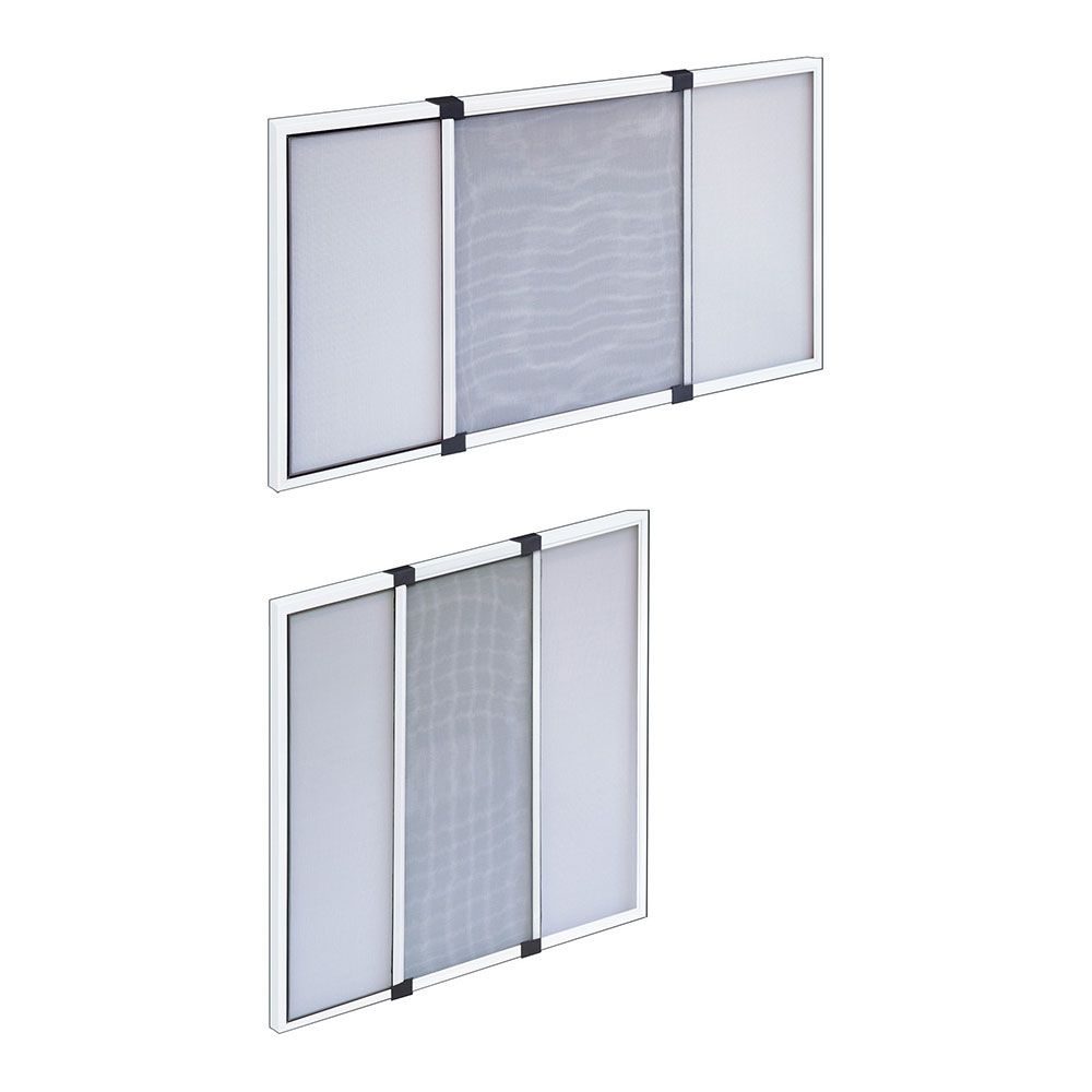 Mosquiteiro com armação extensível, branco, 90-172 x 70 cm