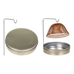 CITRONELLA Espiral com citronela em caixa de metal