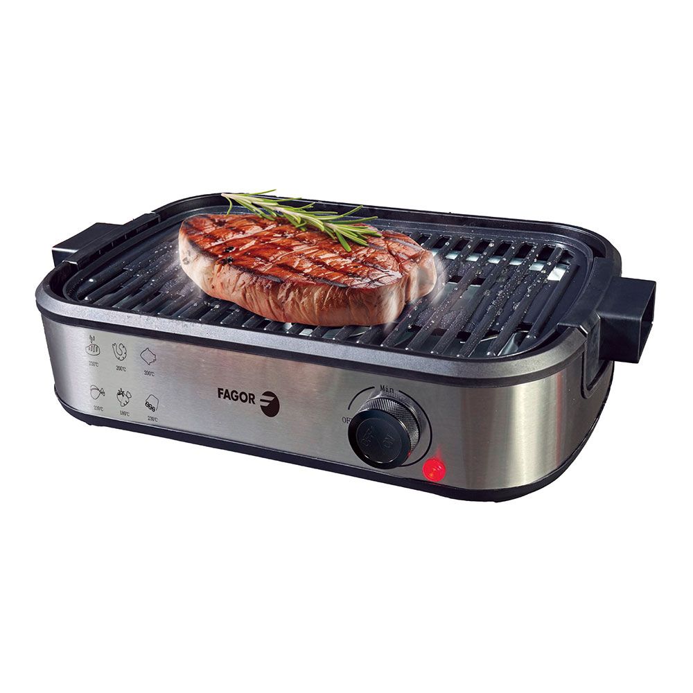 Parrilla eléctrica smokeless con extractor de humo 1800 w 44 x 27 x 10,5 cm - Image 3
