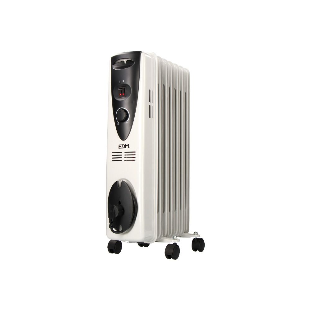 Radiador a óleo de 1500 W com 7 elementos