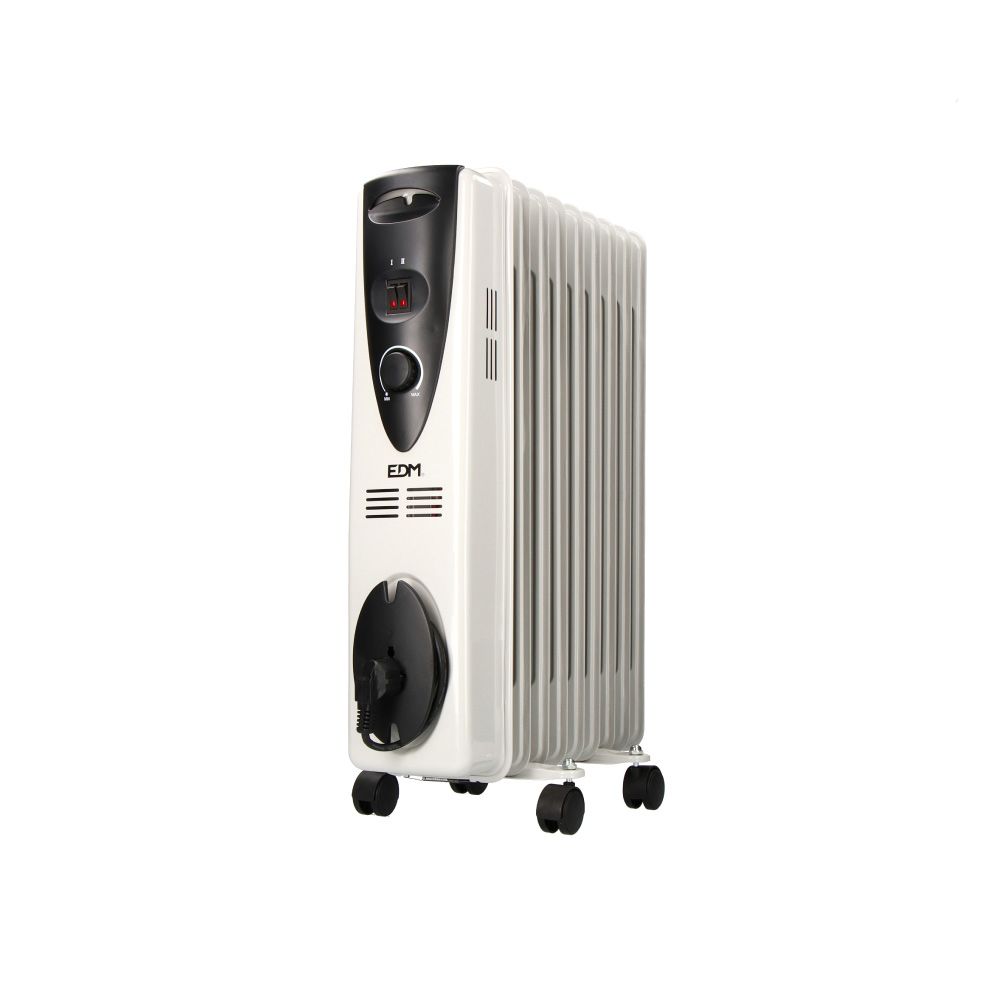 EDM Radiador a óleo de 2.000 w com 9 elementos