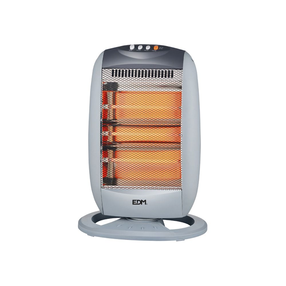 Aquecedor de quartzo oscilante 400/800/1200 W anti-tombamento