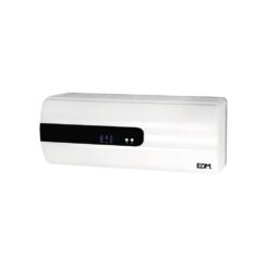 Aquecedor de cerâmica split 1000 - 2000 W, com controle remoto 57 x 14 x 22 cm