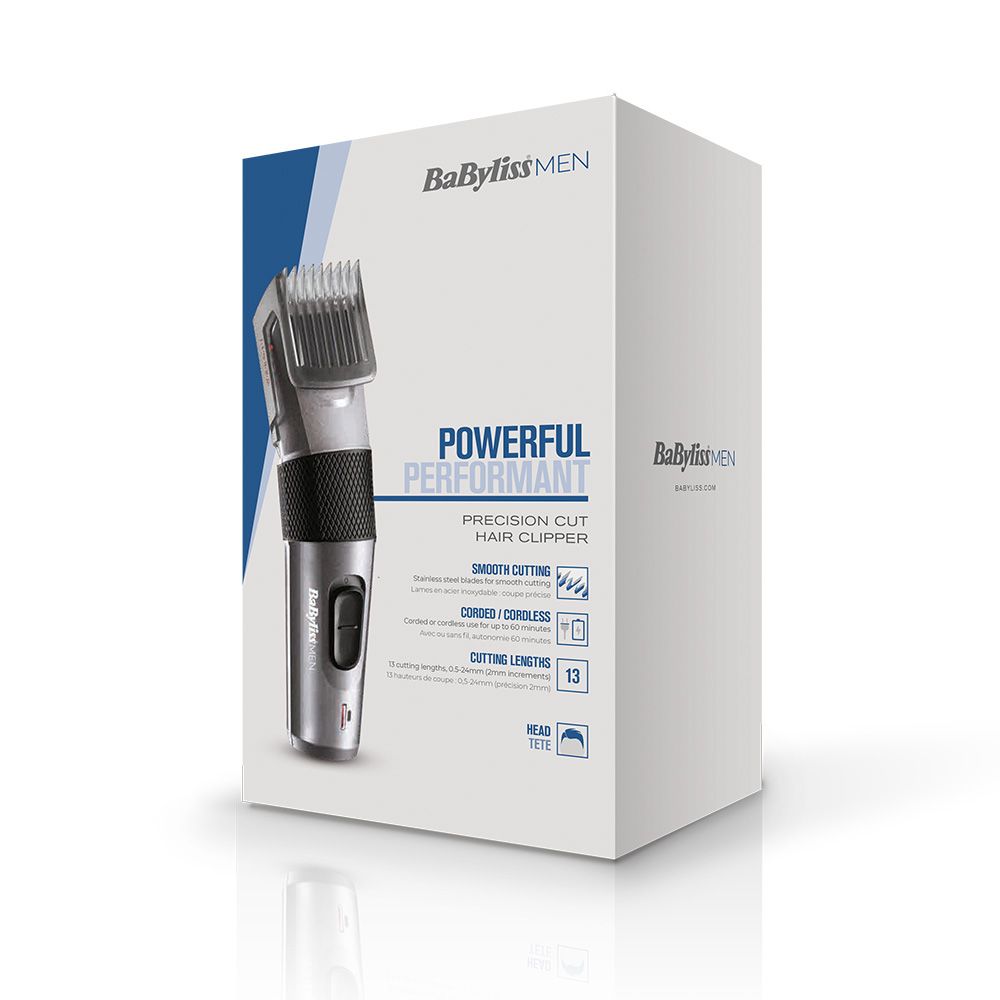 BABYLISS Máquina de cortar cabelo e786e de corte de precisão com e sem fio babyliss - Image 3