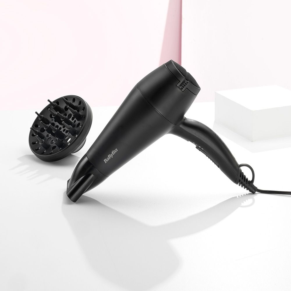 Secador de pelo con difusor negro smooth 2000 w - Image 4