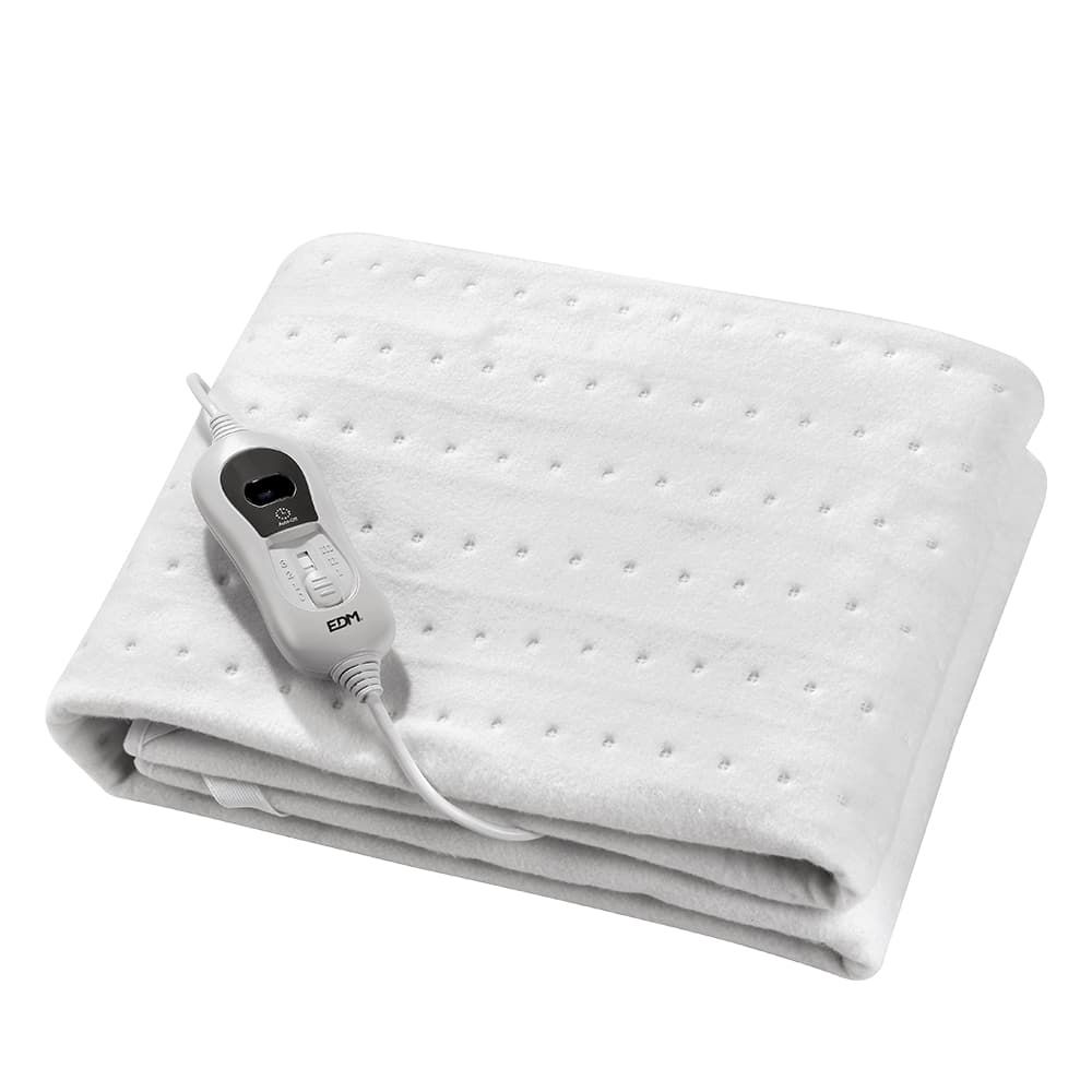 Aquecedor de cama elétrico 60 w 150 x 80 cm