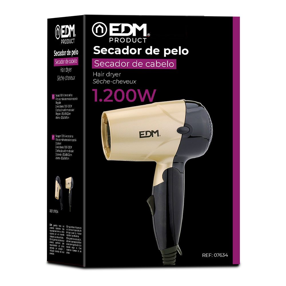 Secador de pelo de viaje bi-tension 1000 - 1200 w - Image 3