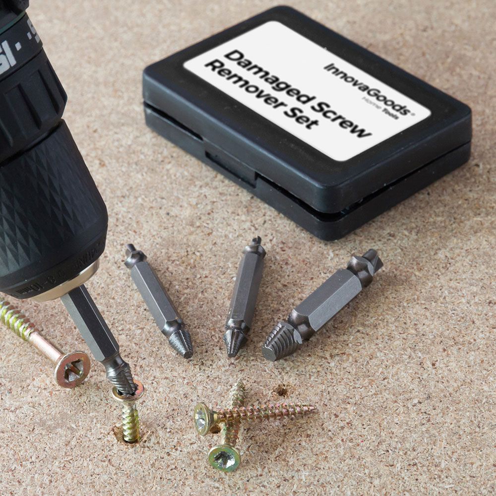 INNOVAGOODS Brocas para extrair parafusos danificados, embalagem de 4 unidades - Image 5