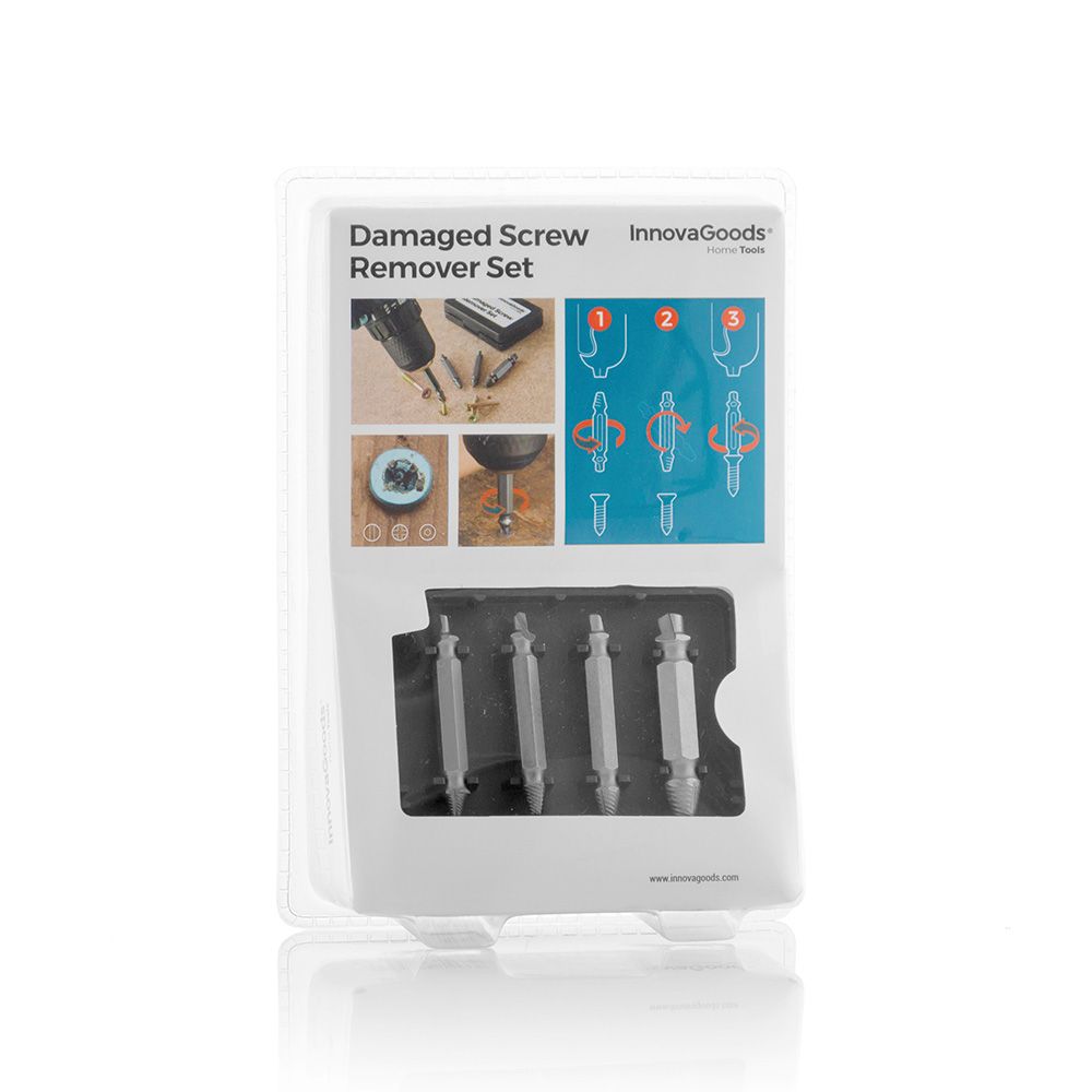 INNOVAGOODS Brocas para extrair parafusos danificados, embalagem de 4 unidades - Image 7