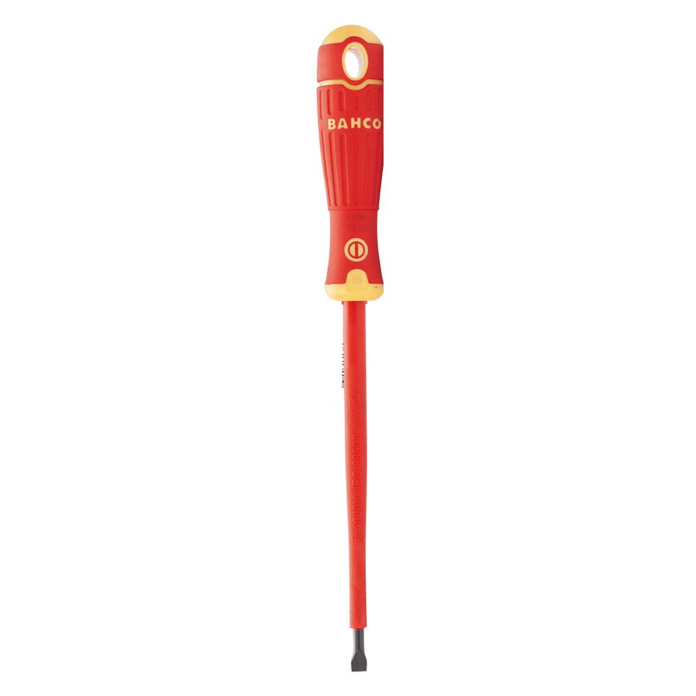 Chave de fendas ponta chata bahcofit VDE isolada 0,8 x 4,0 x 100 mm