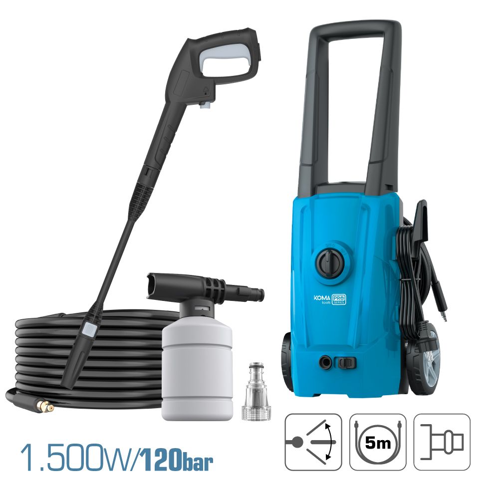 Lavadora de alta pressão 1.500w 120 bar