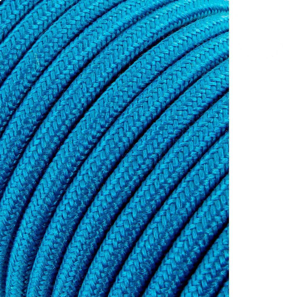 Carretel de cabo cordão tubular H03VV-F 2 x 0,75 mm² azul claro, 5 m