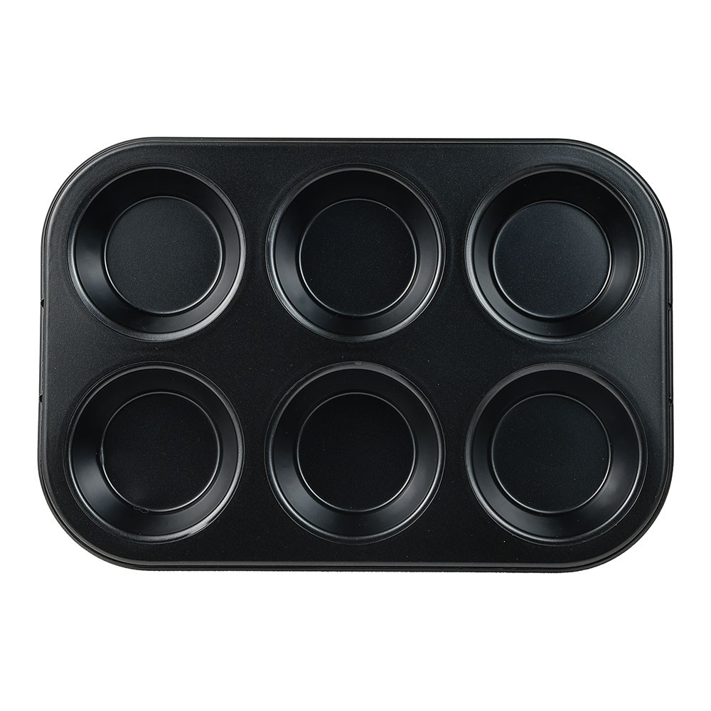 Forma para 6 muffins de aço carbono expert, 26,5 x 18,5 x 3 cm - Image 3