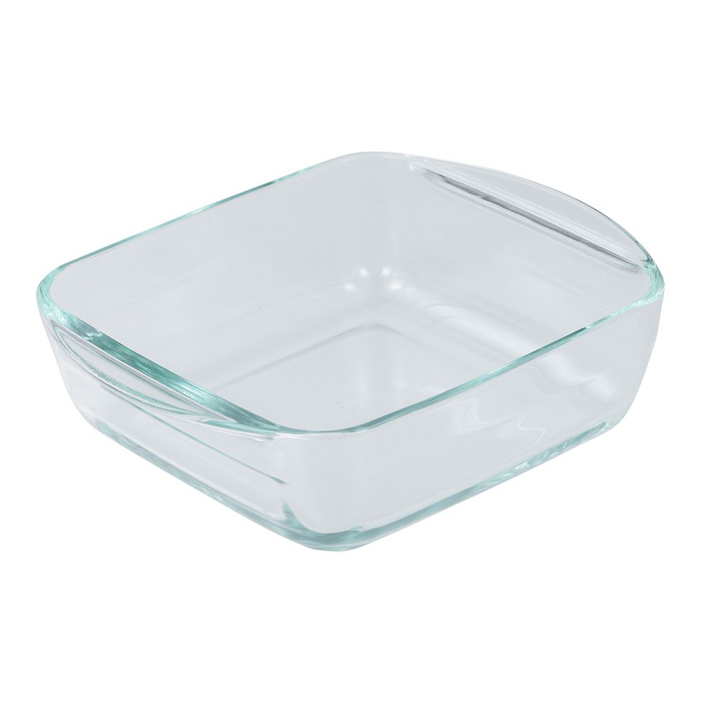 Assadeira quadrada de vidro de borossilicato, para forno, experto, 1 l, 19,7 x 16,8 x 5,6 cm