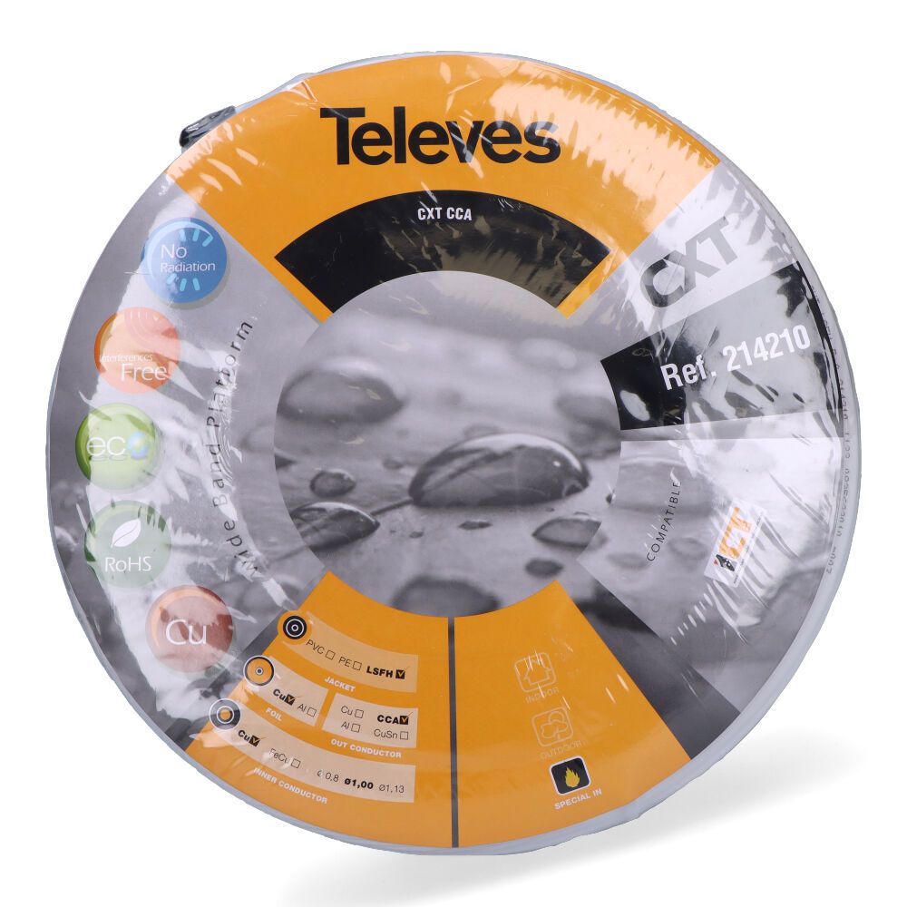 Cabo coaxial blindado RG6 euro/m - Image 2