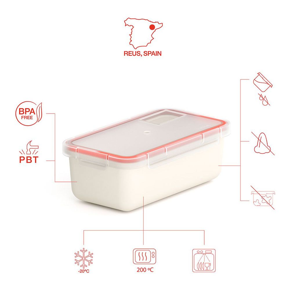 Recipiente hermético branco 750 ml - Image 3